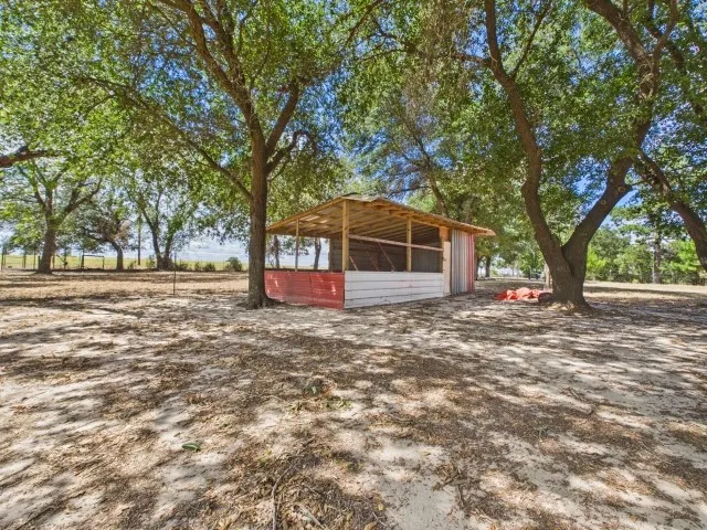 Loafing shed