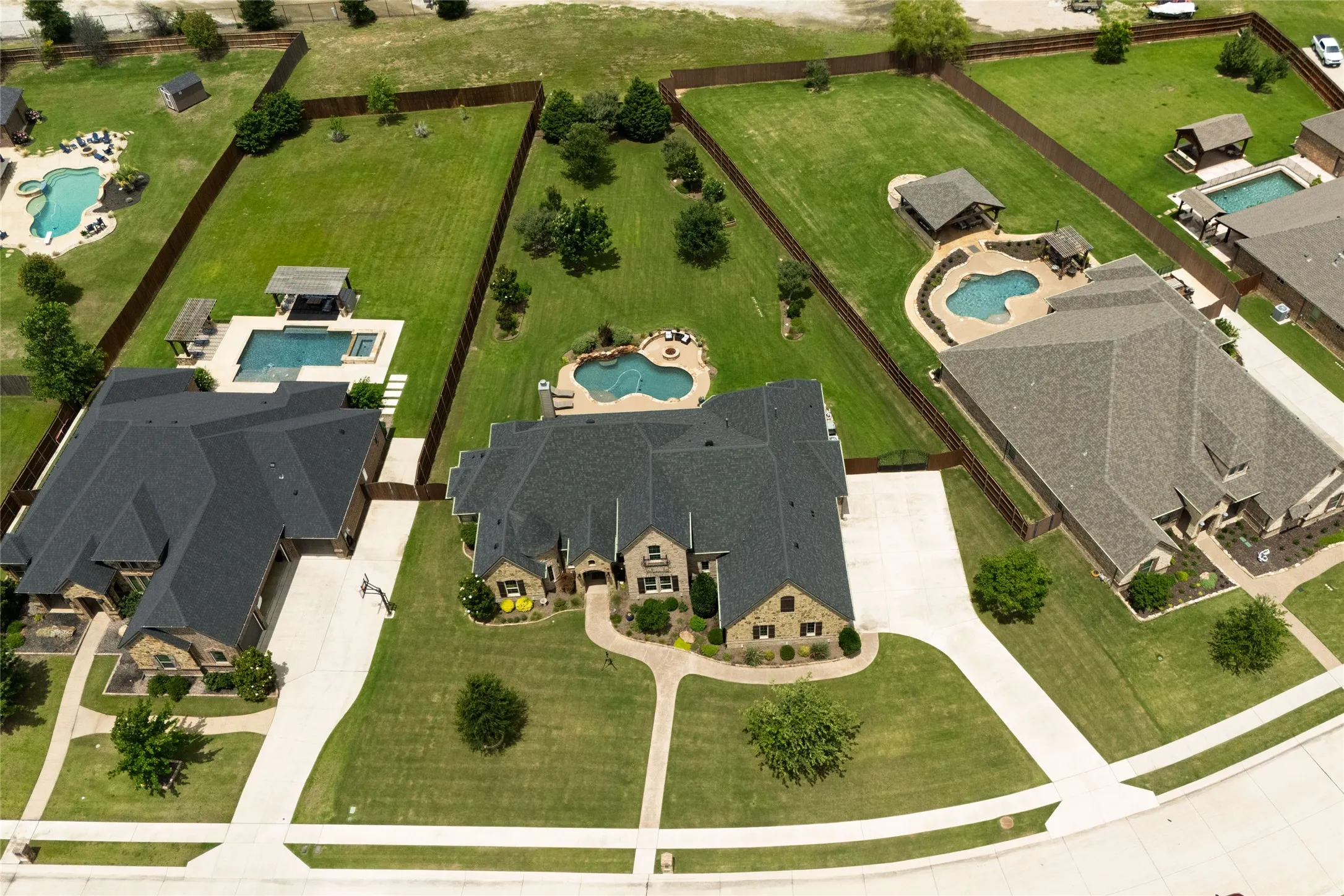 Huge, Almost 1 Acre, Pie Shaped Lot...NOTE - Property Line Extends Past the Fence in Back...