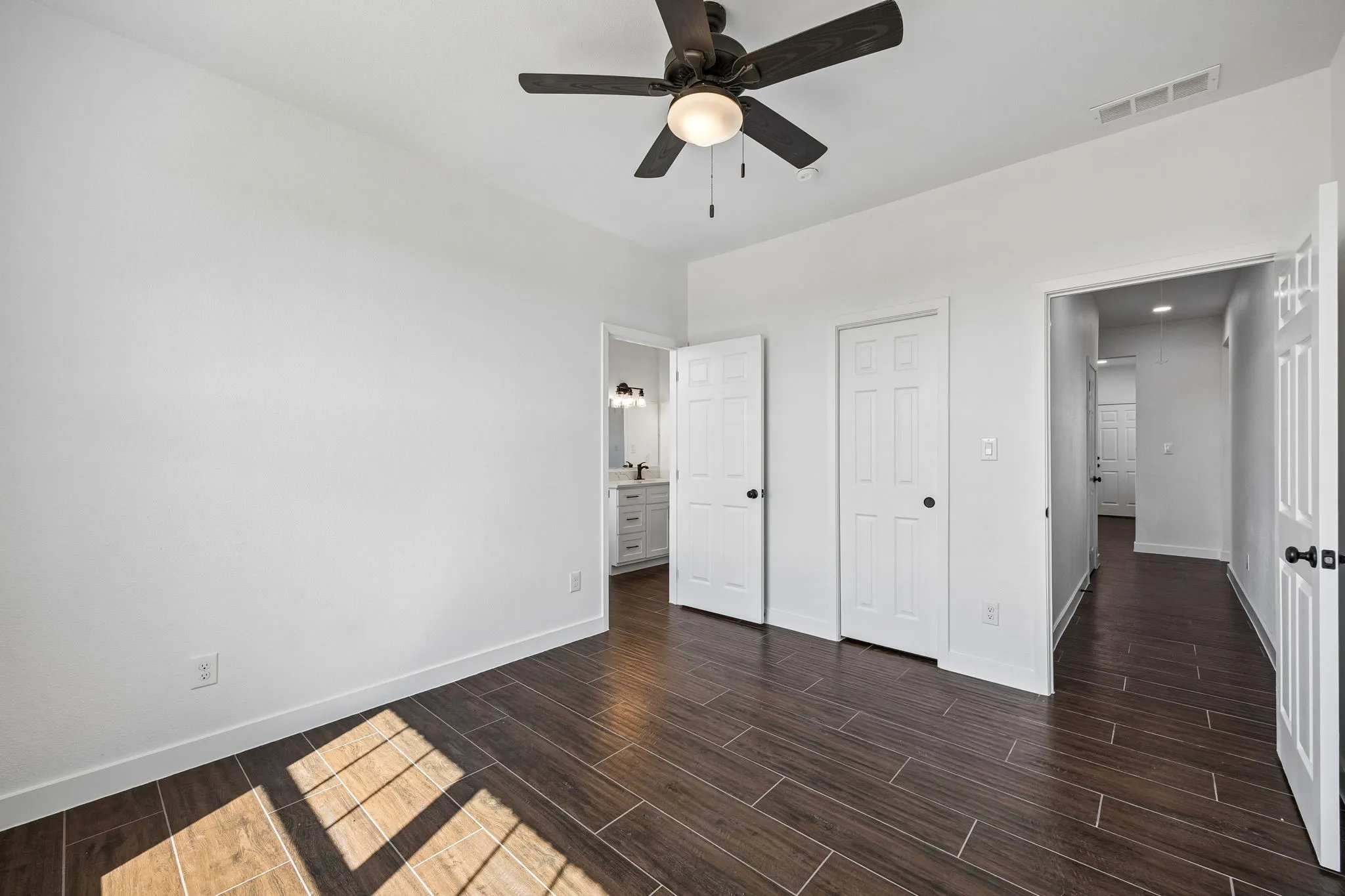 Alternate view of secondary bedroom 11 ft X 12 ft connected to bathroom