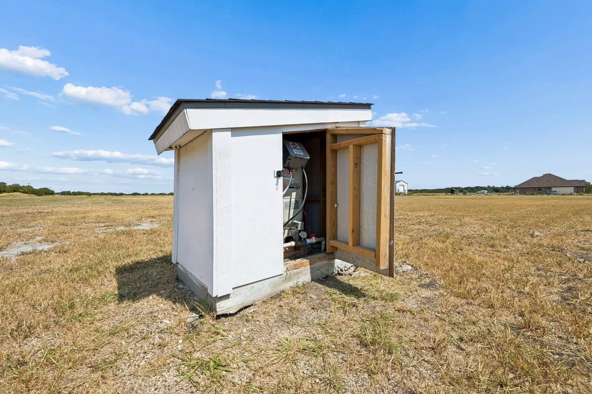 Well pump house