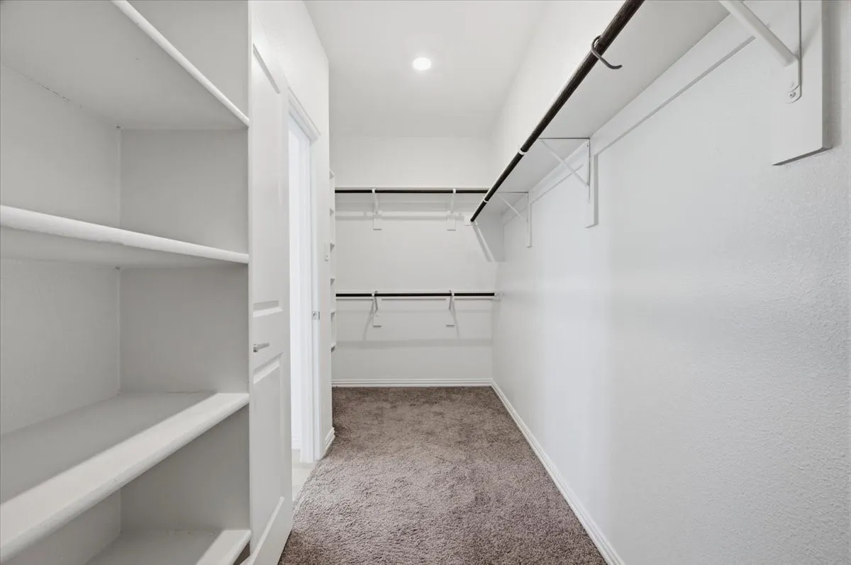 Master bathroom closet