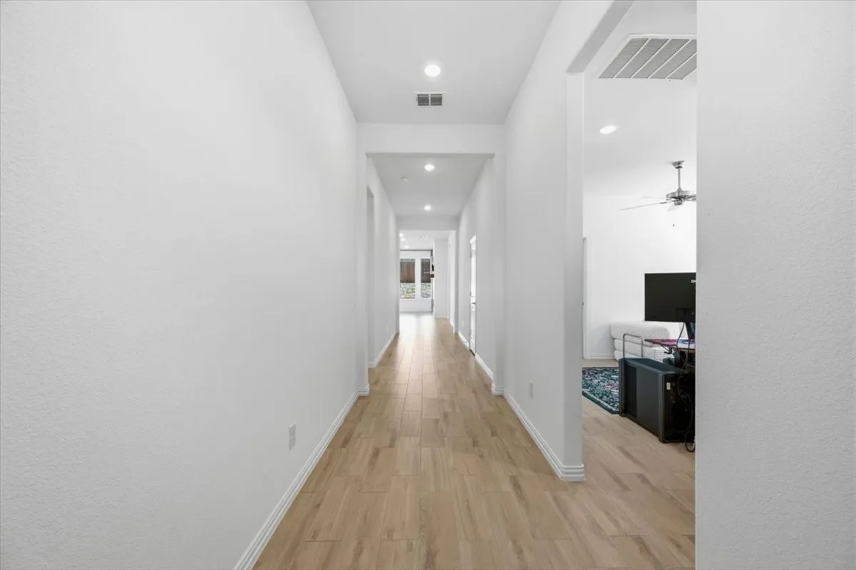 Wide entrance hallway foyer.