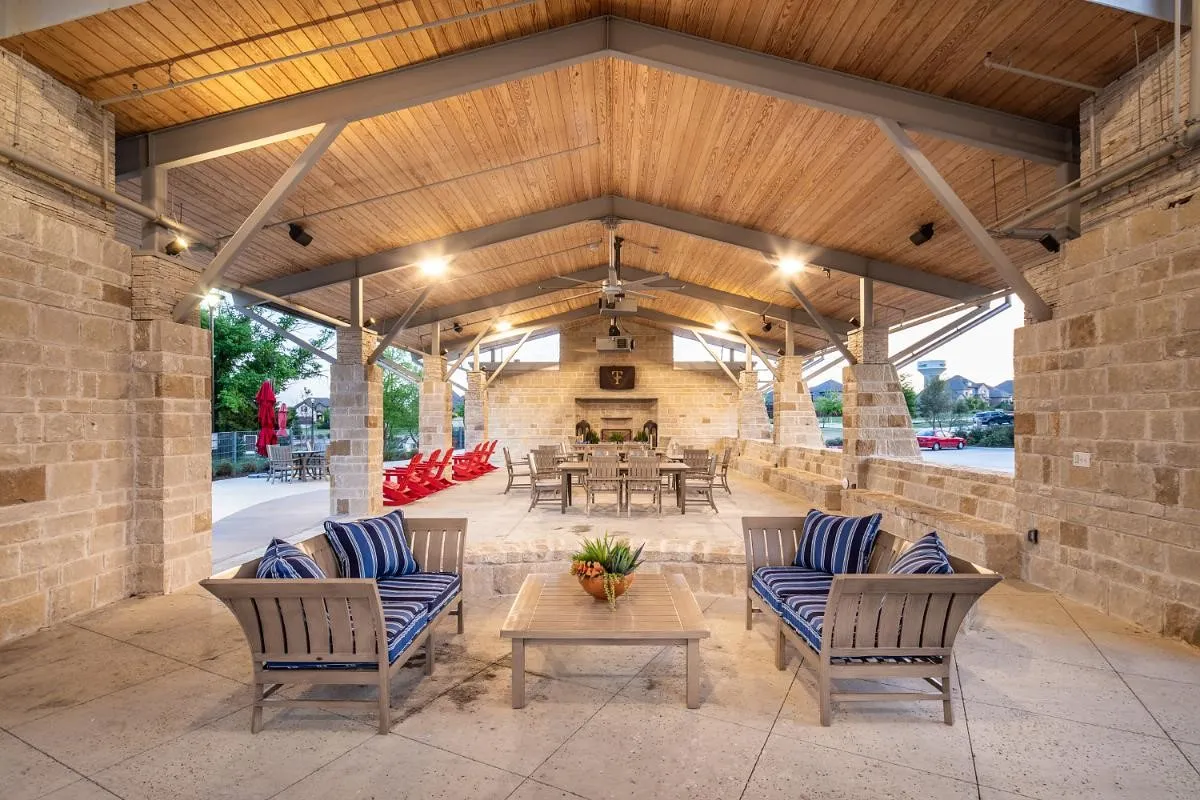 Trinity Falls photo from their website showing one of the many amenities, trails, pools, gym and parks.