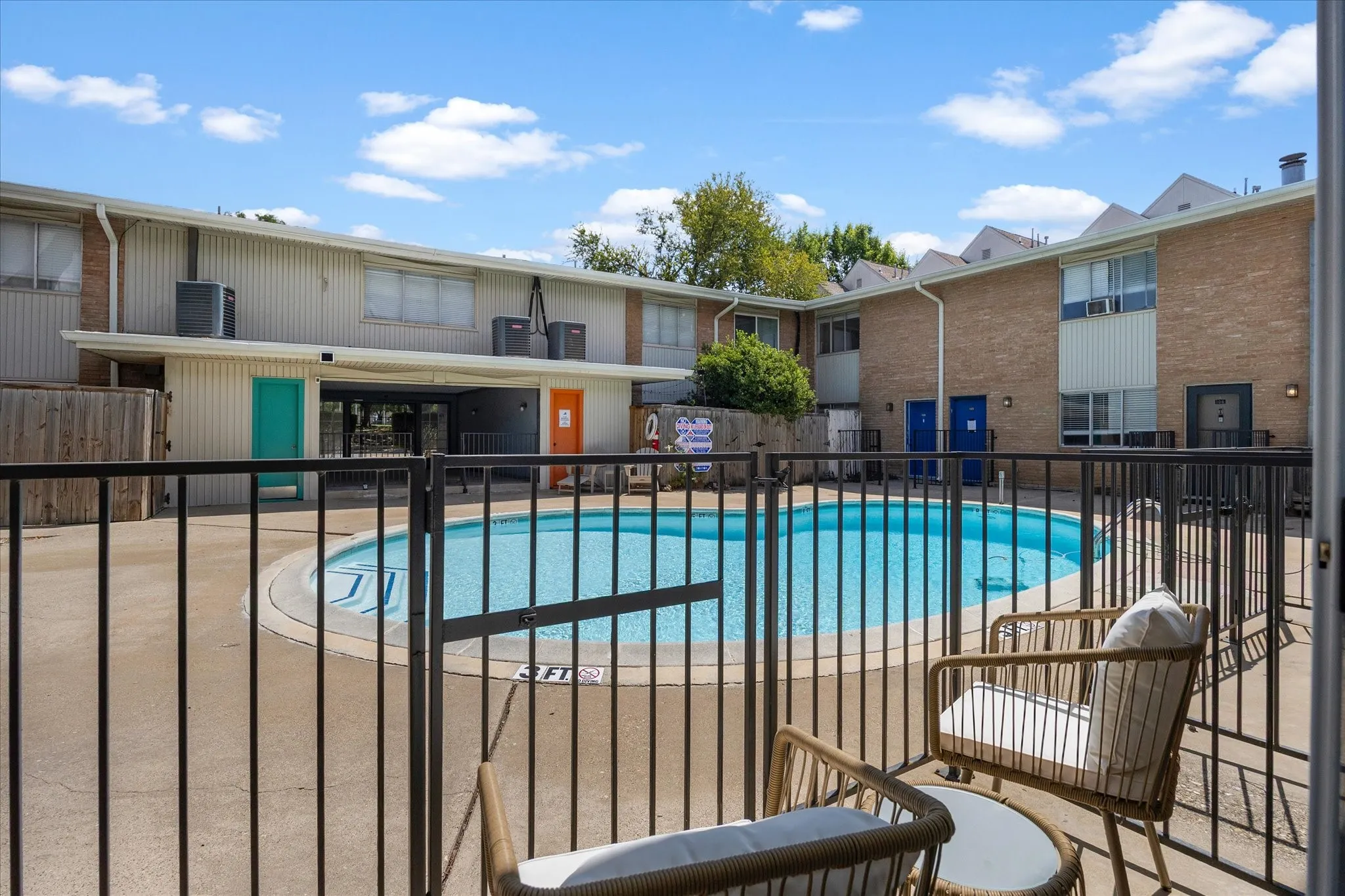 Community pool just steps from the unit.