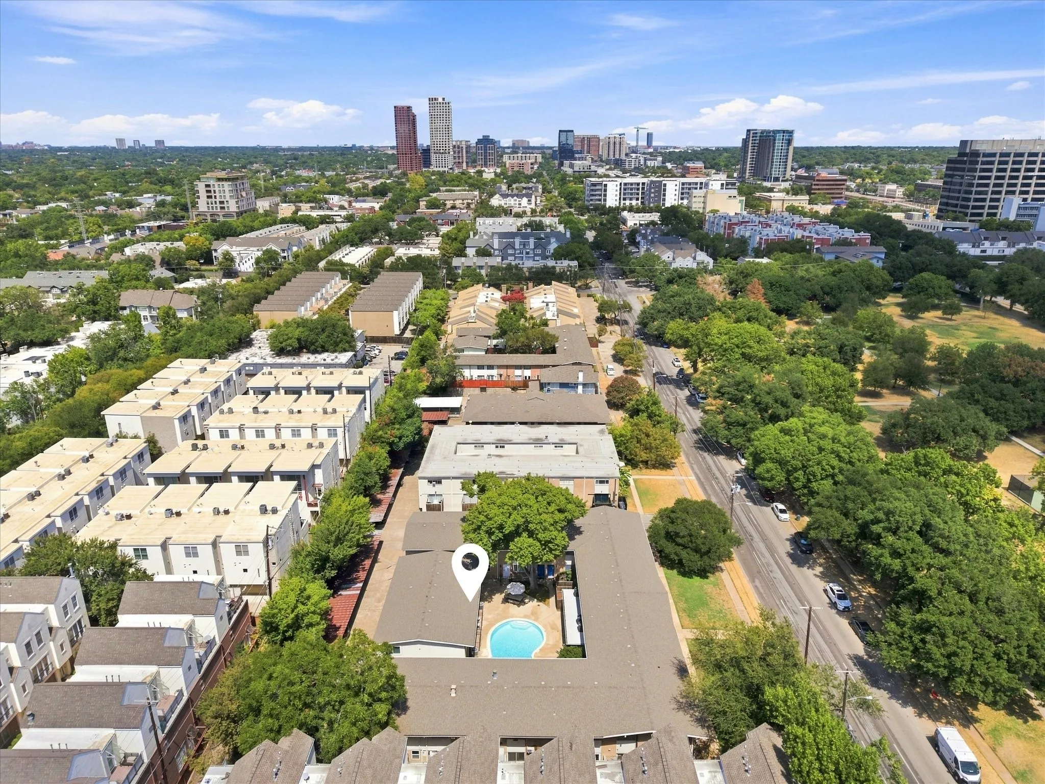 Approximately a 10-minute walk to Knox Street shopping and dining.