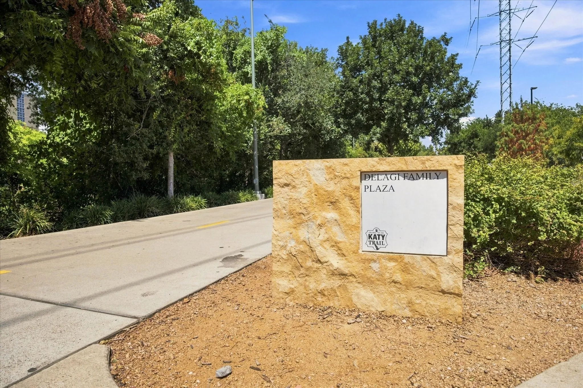 Approximately a 5-minute walk to the Katy Trail.