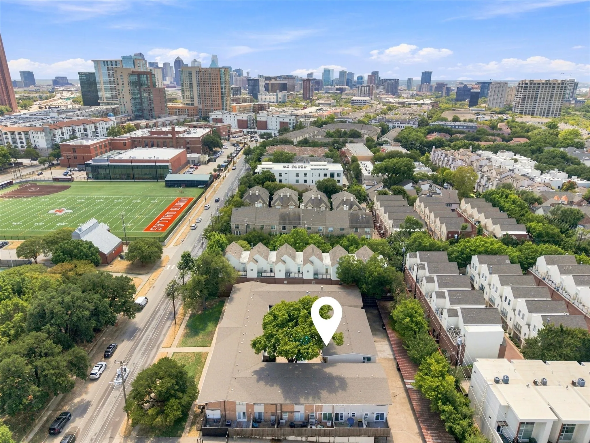 Centrally located in the heart of Uptown Dallas.