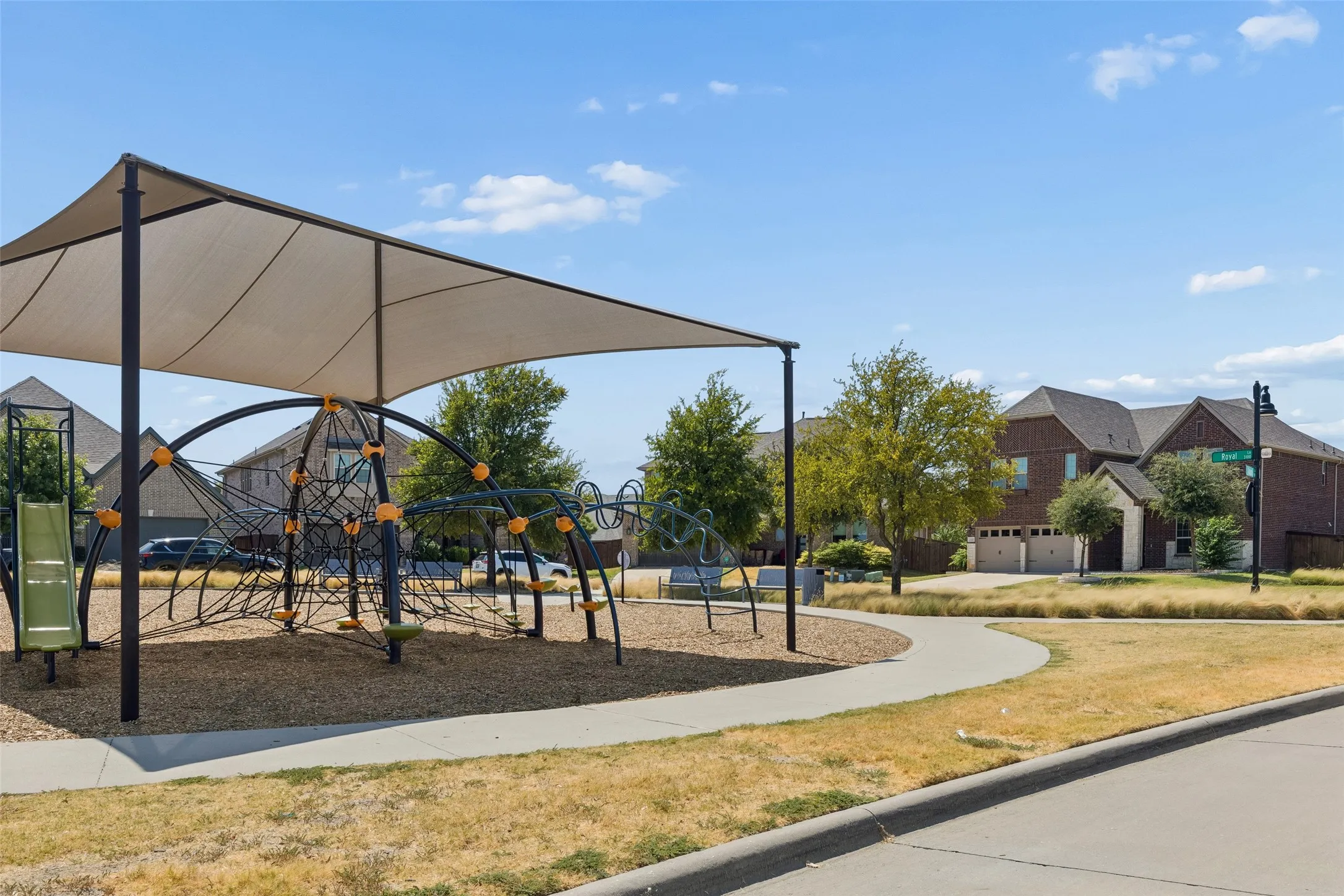 Neighborhood park and playground directly across the street for incredible convenience