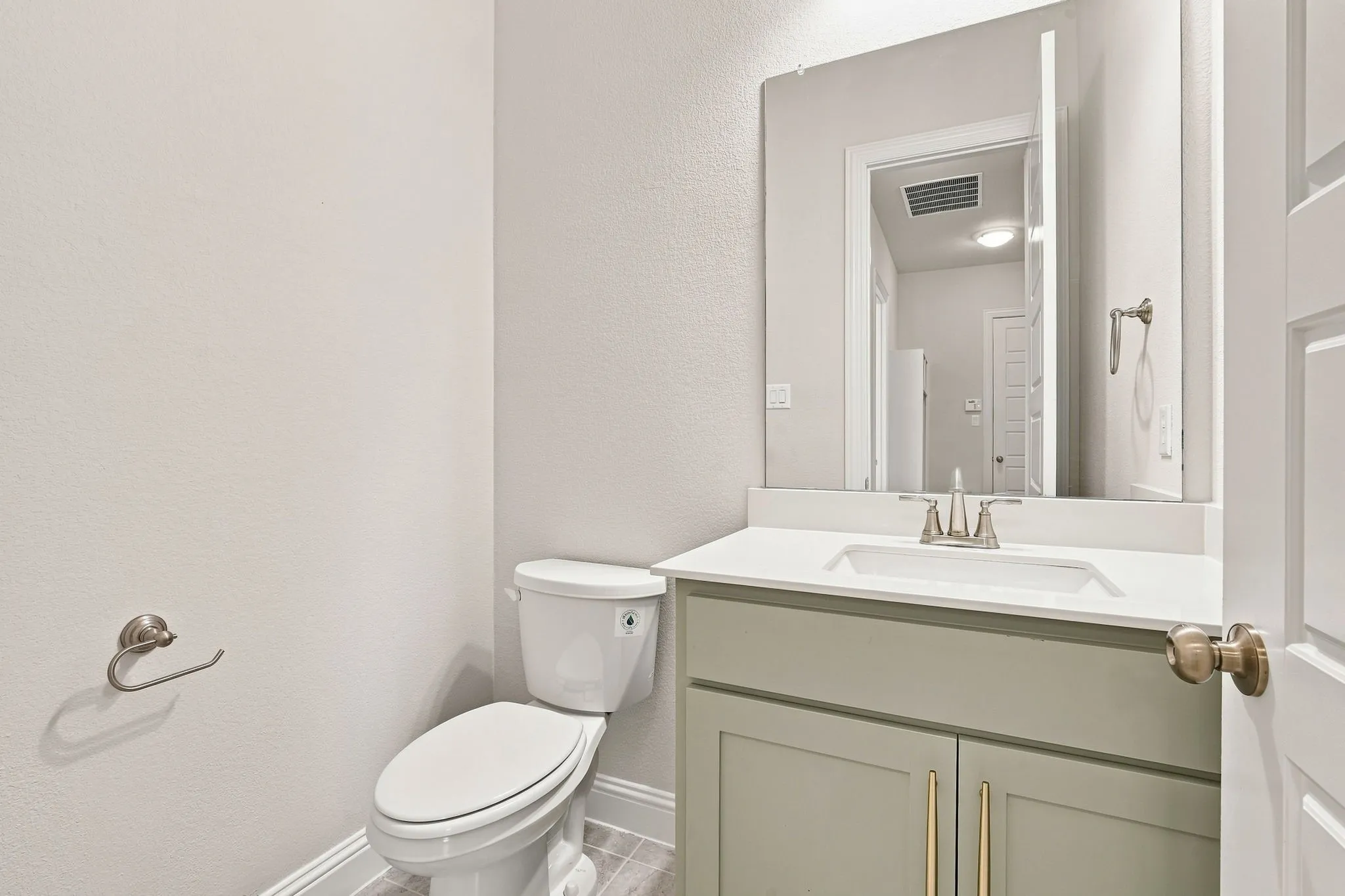 Downstairs Powder Half Bath