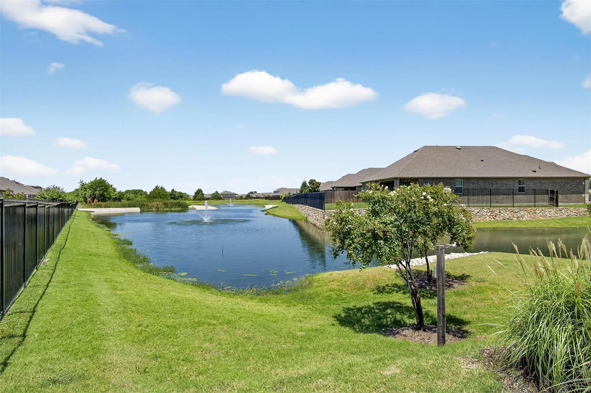 Community fish pond