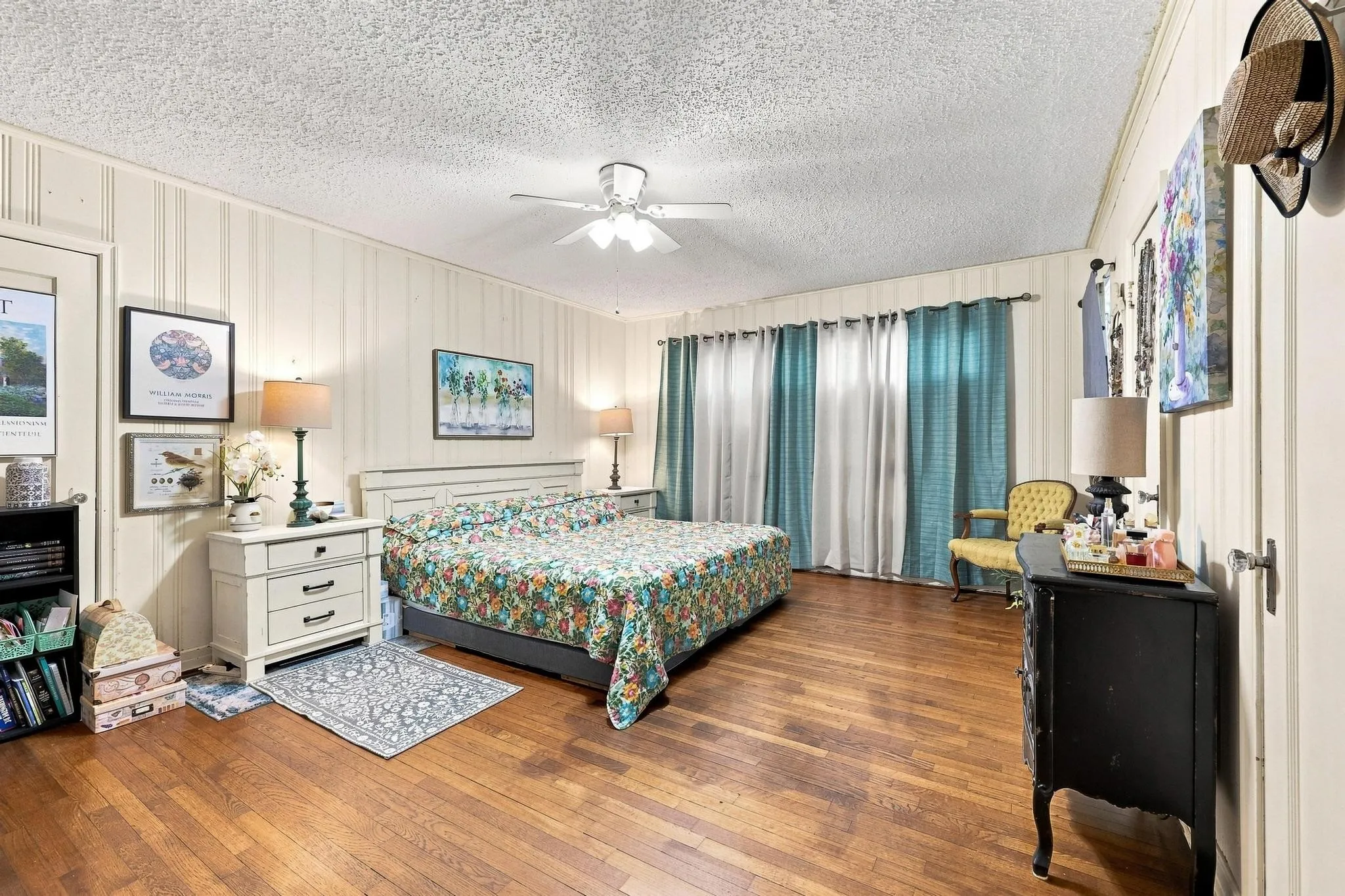 huge bedroom with double closets