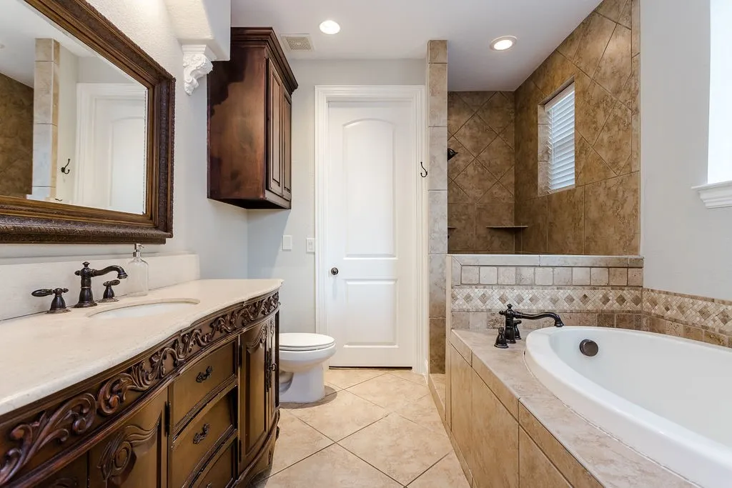 First floor primary bath