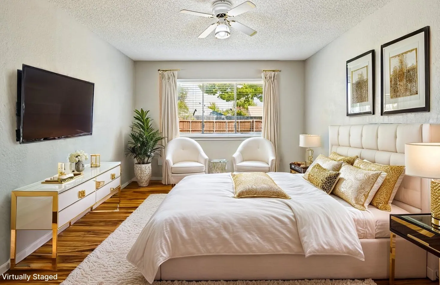 Master Bedroom - Virtually Staged