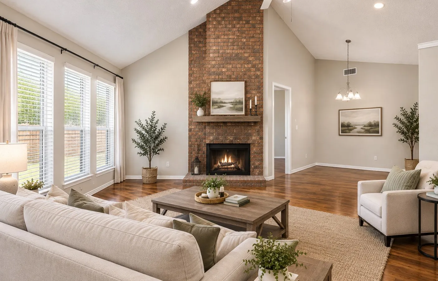 Living Room - Virtually Staged