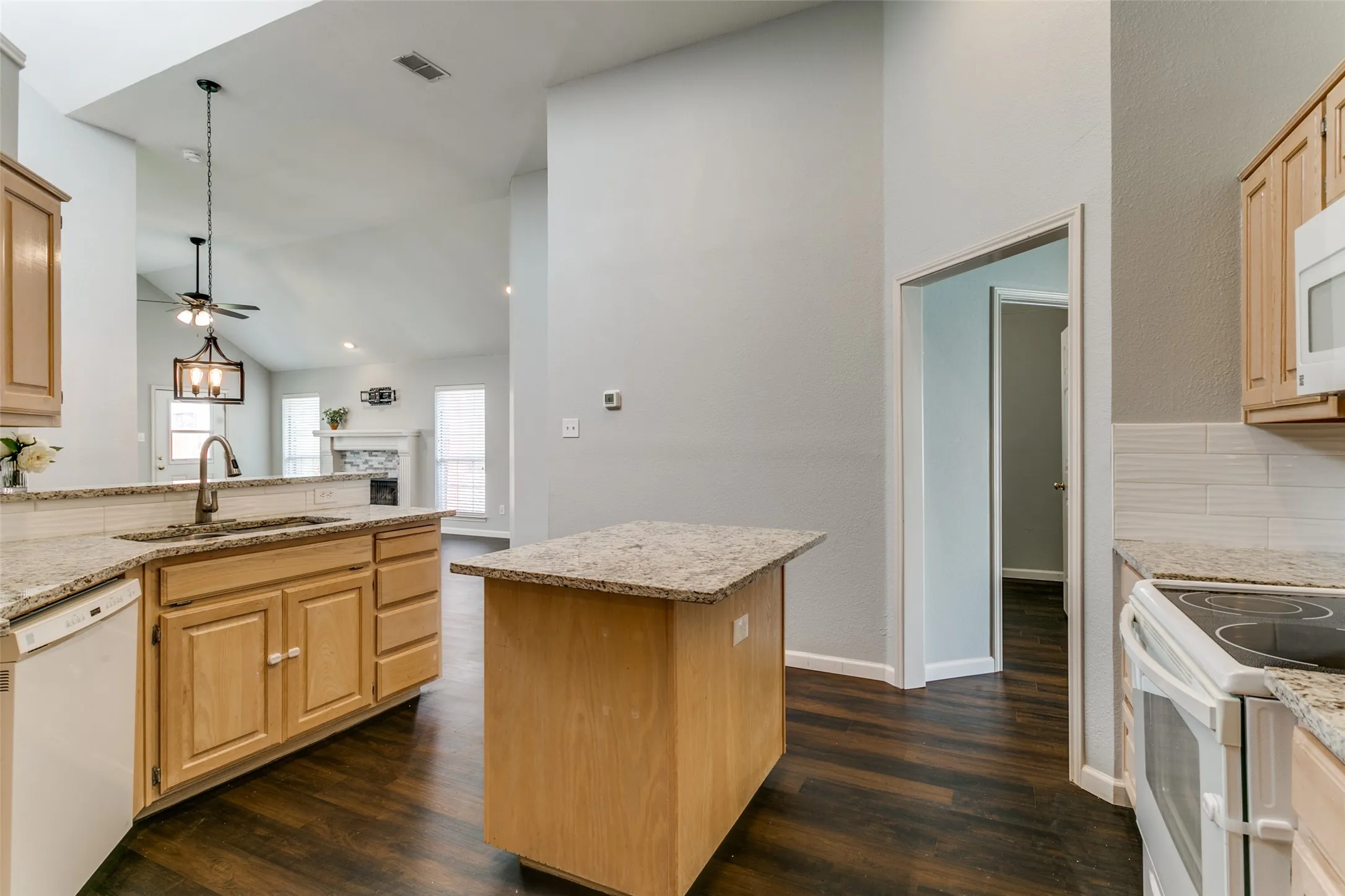 Hallway to secondary bedrooms.