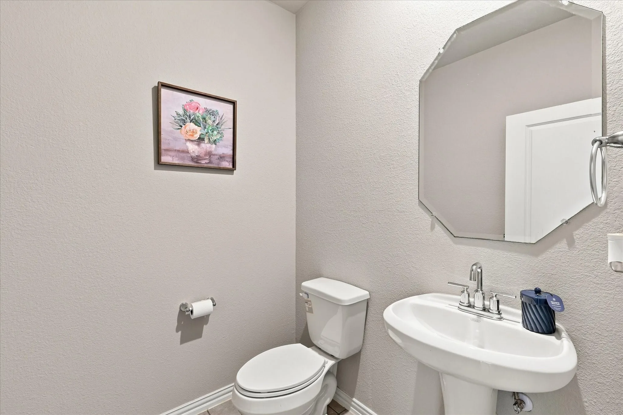 Downstairs half bath
