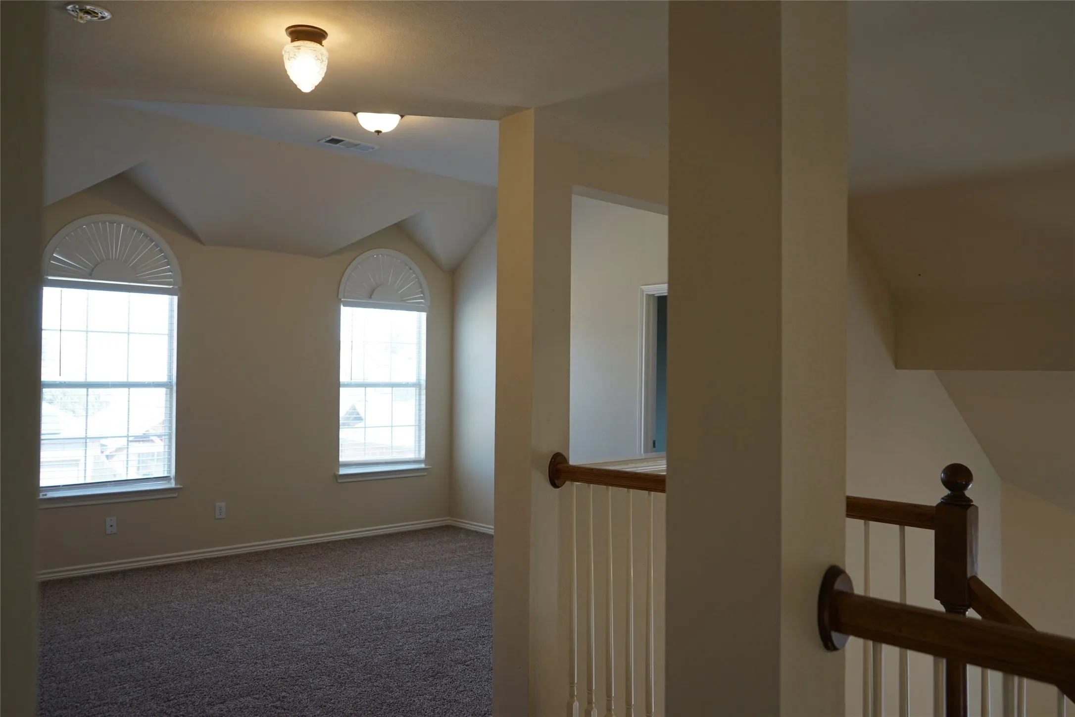 Flex space on the second floor could be office, hobby, game room, or workout space.