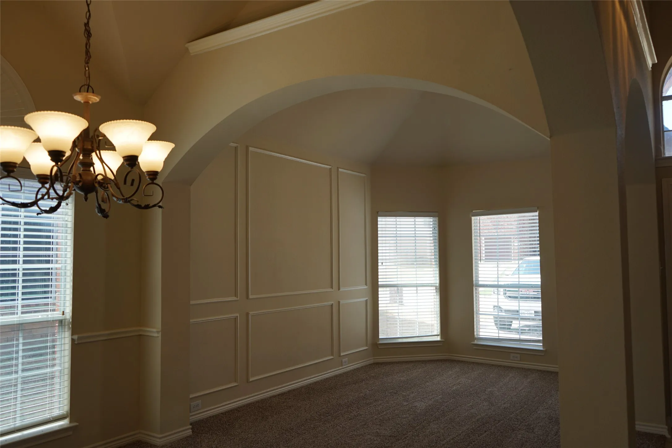 Formal living and dining areas