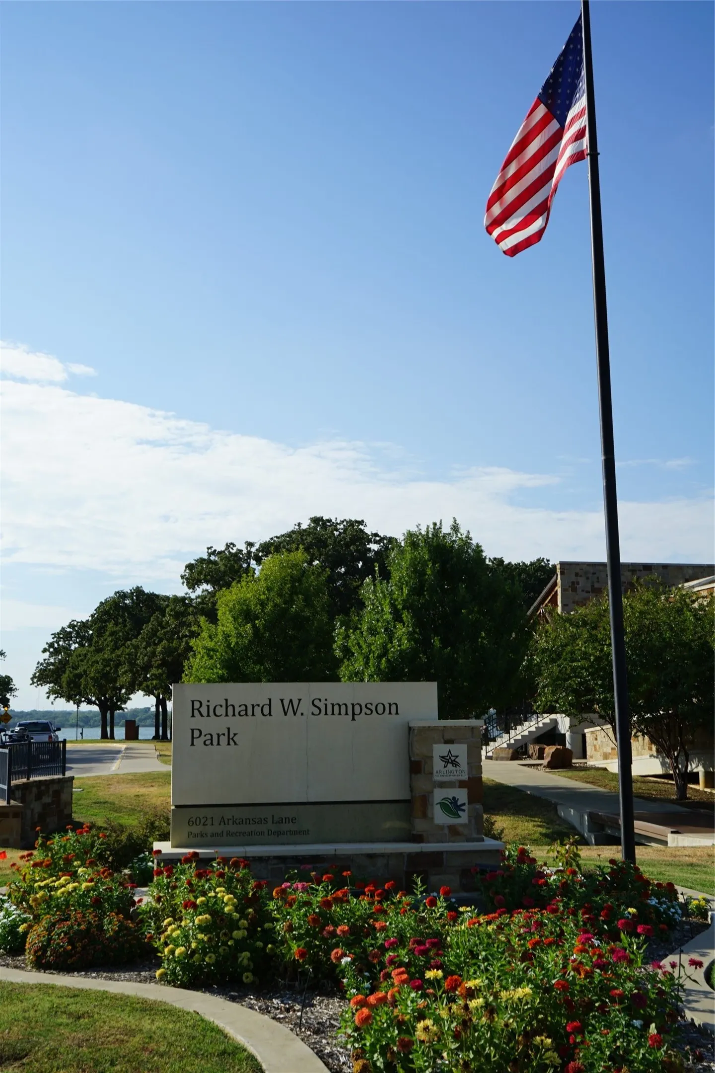 Lake Arlington and Richard Simpson Park .3 mile away