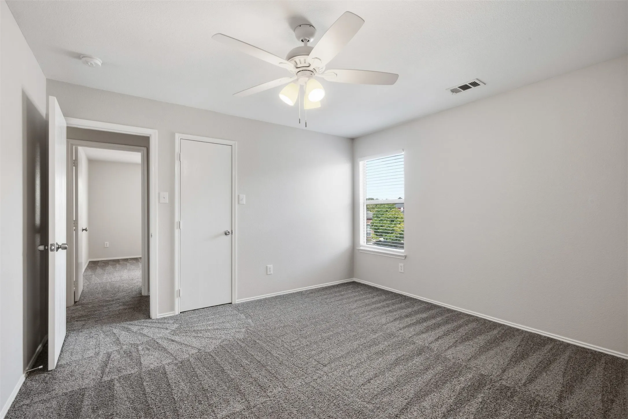 This Second, Secondary Bedroom Also Has a Walk-In Closet!
