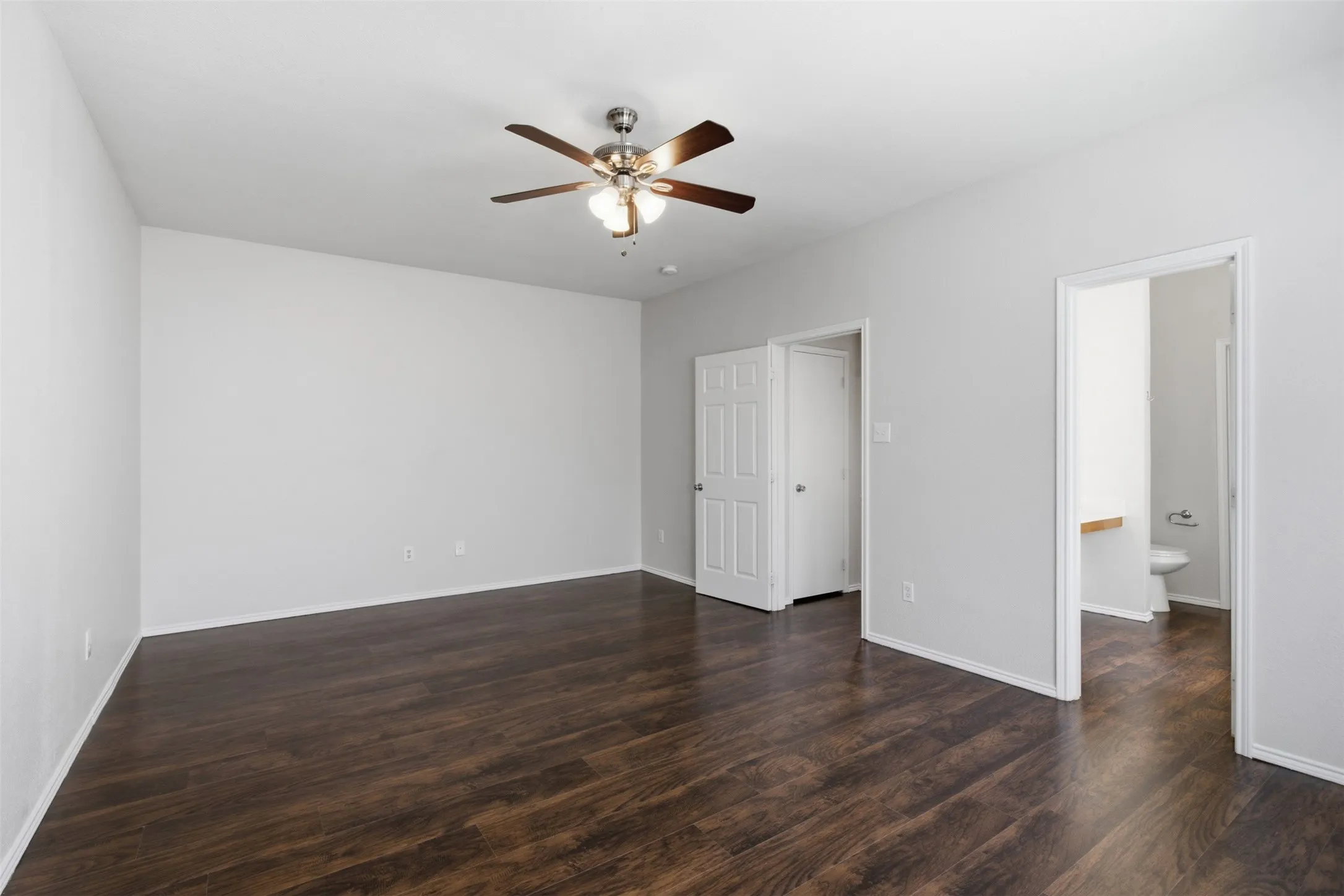 Large Master Bedroom and it's Located Downstairs!