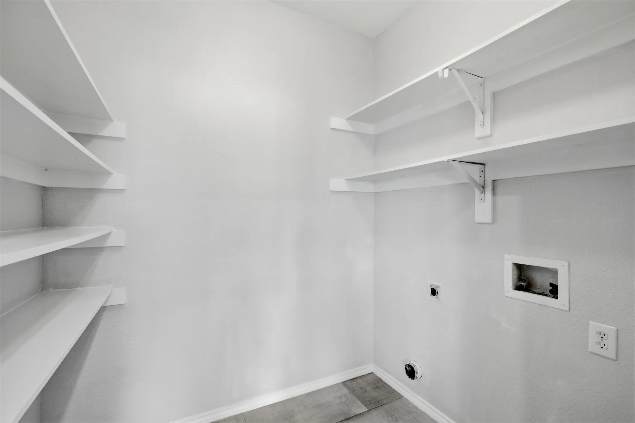 Fantastic Laundry Room with SO Much Space for Pantry Use!