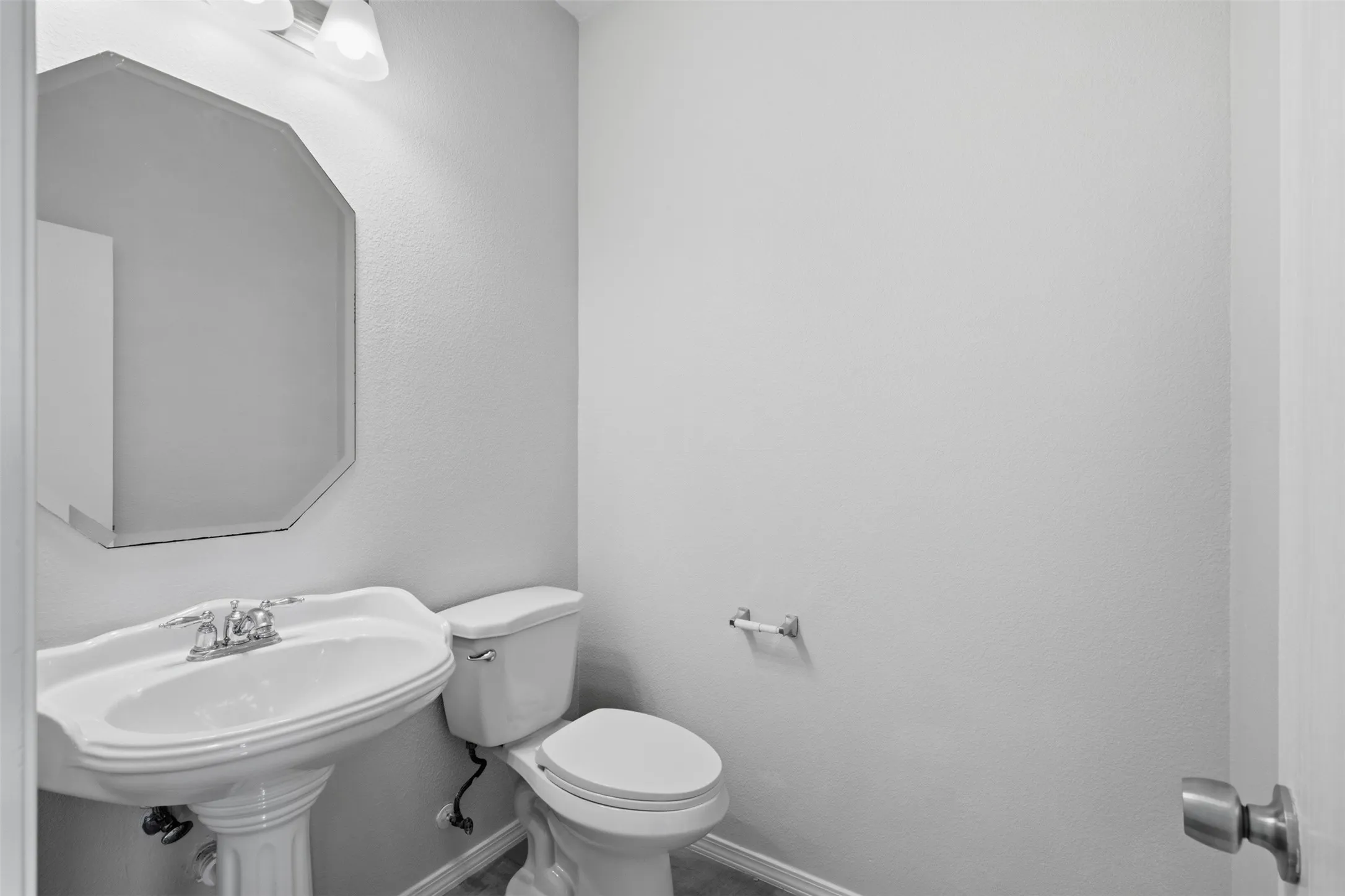 Great Half Bath Located Down Stairs!