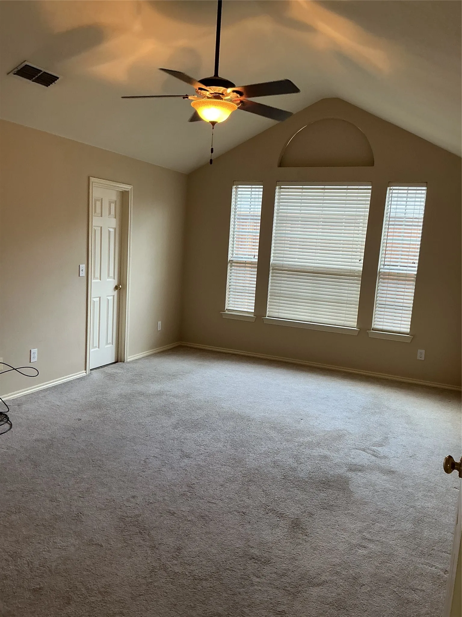 huge primary bedroom