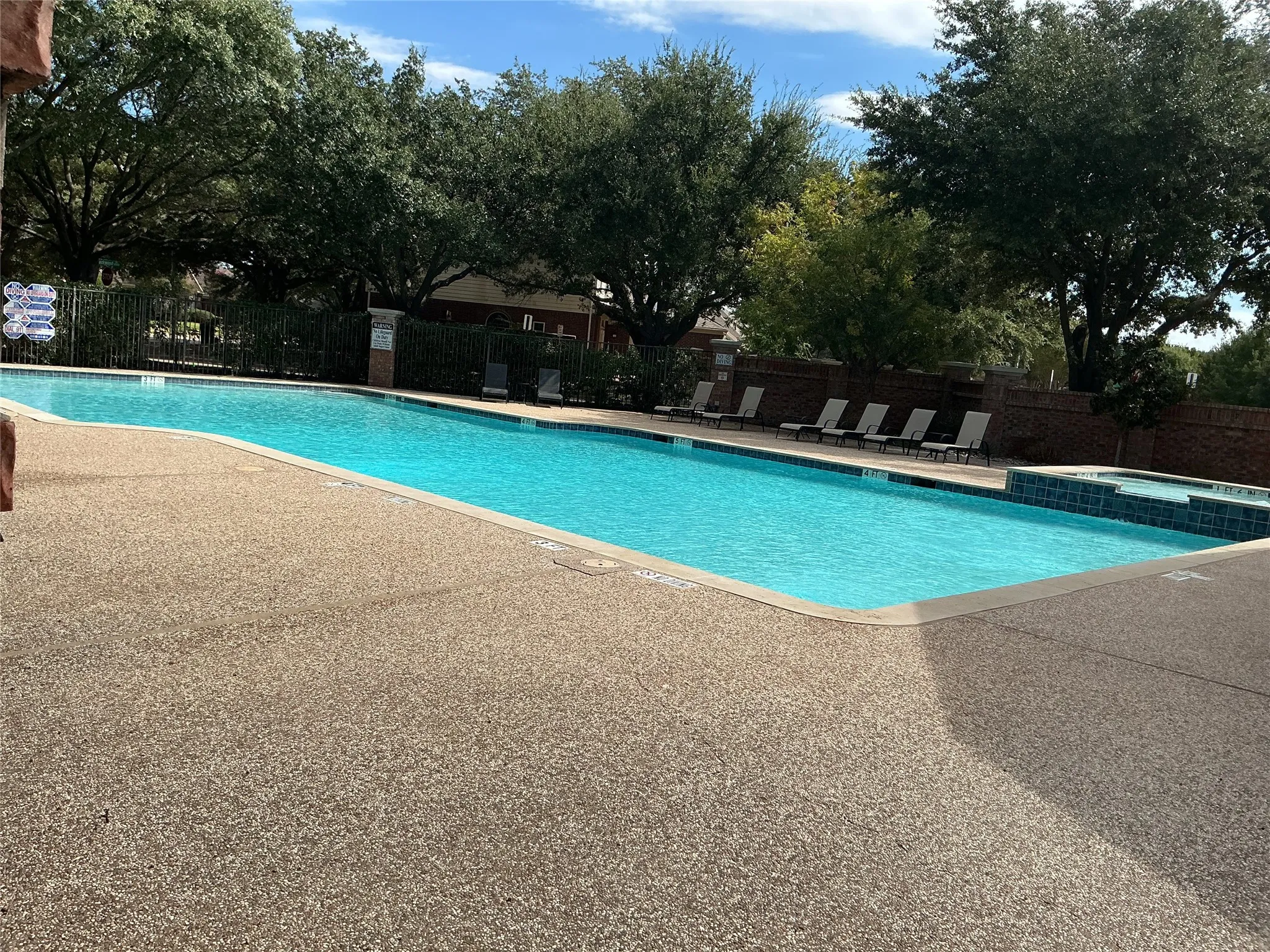 resort style community pool