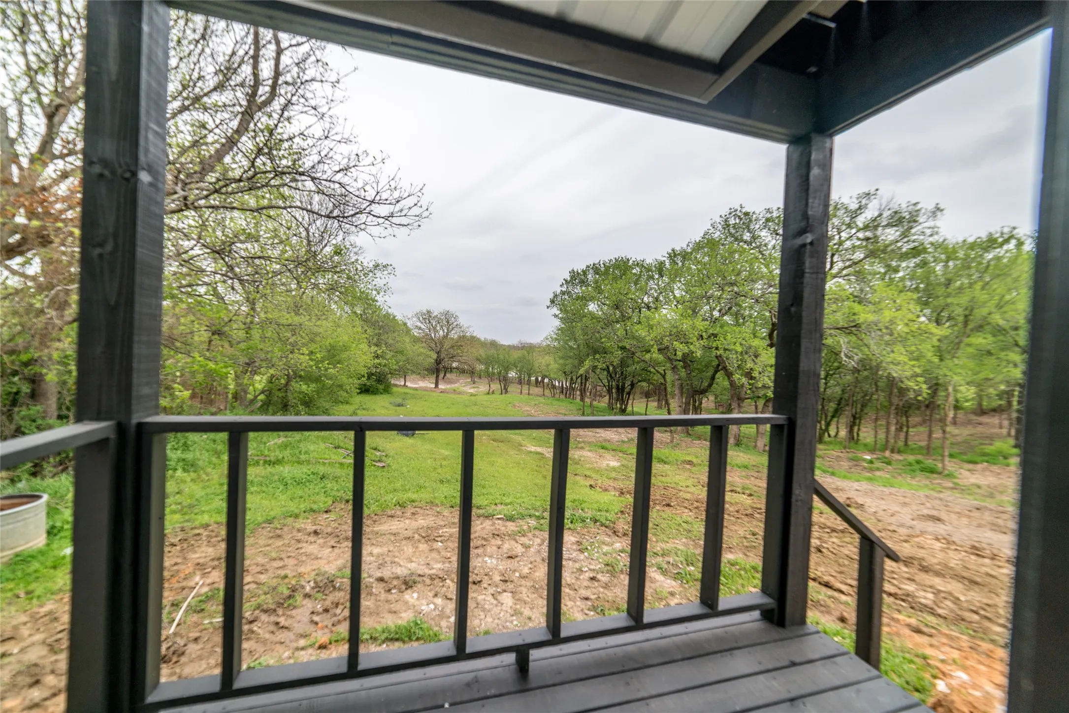 Covered patio from Bedroom 1