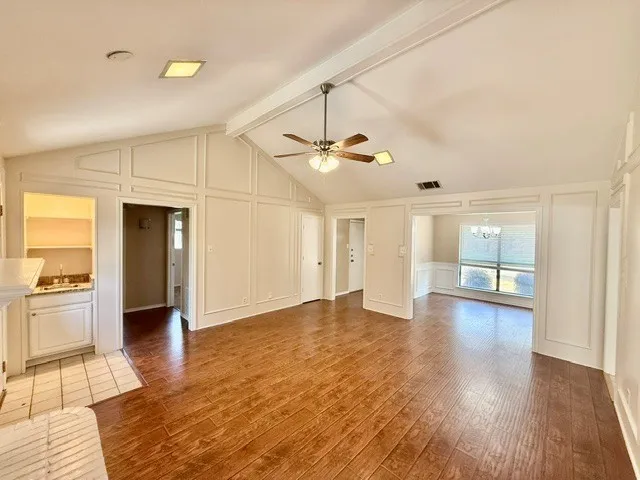 Living room with wet bar