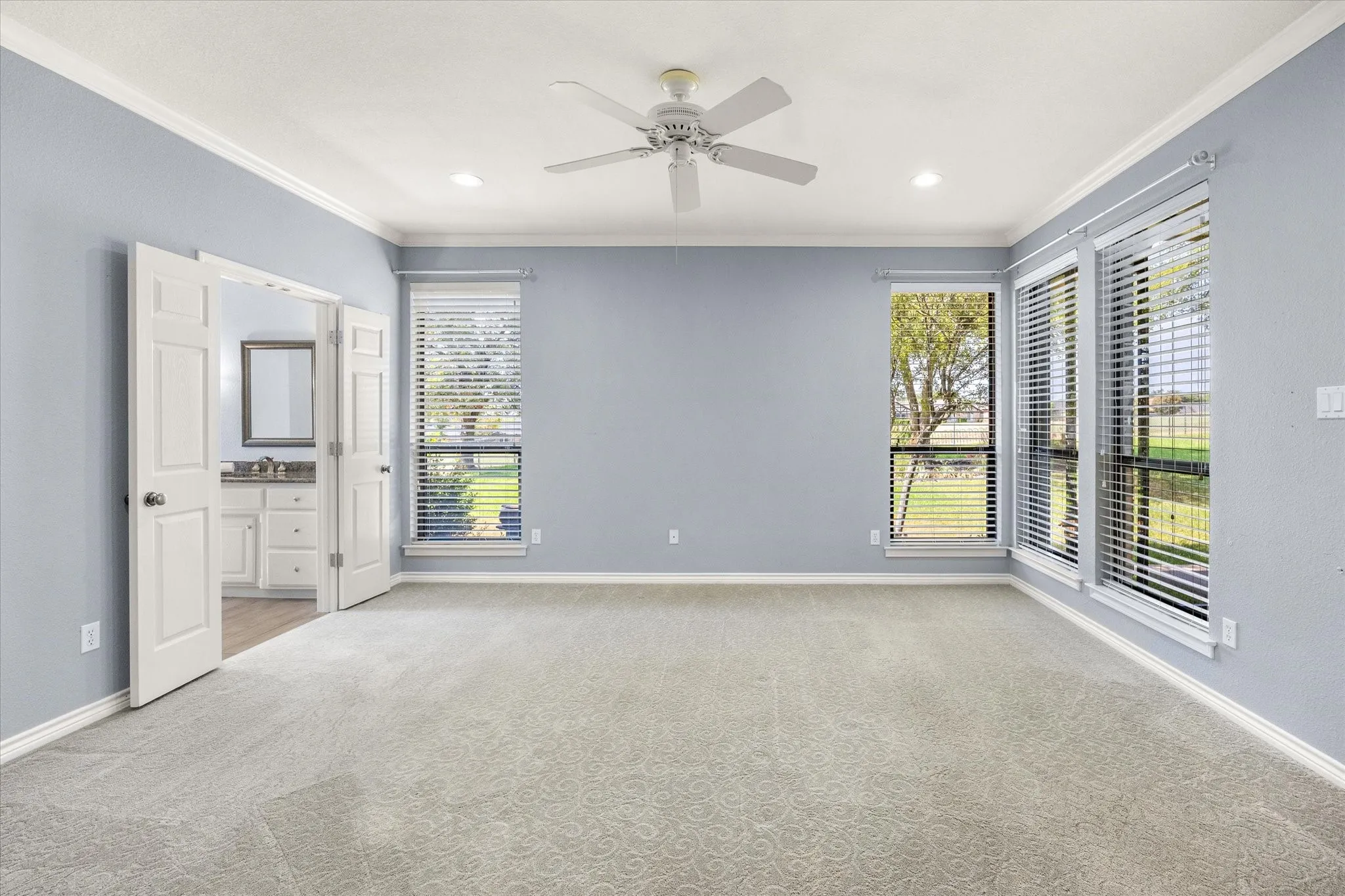 Light & bright views and entrance to the patio/porch areas.