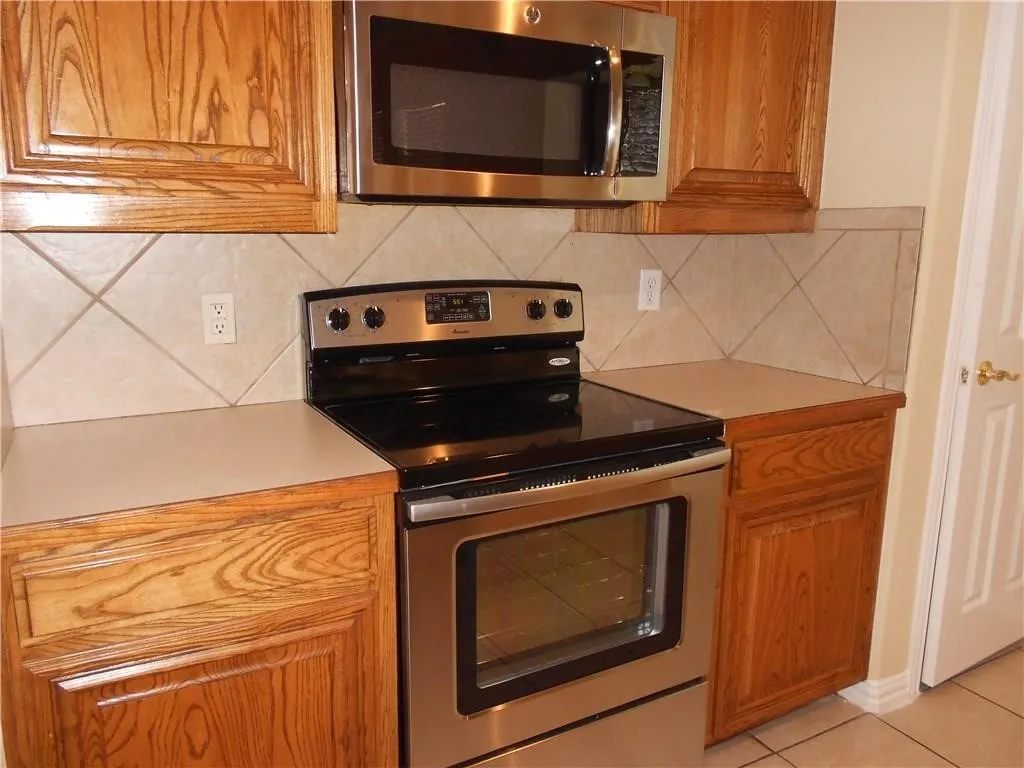 Stainless steel microwave and range