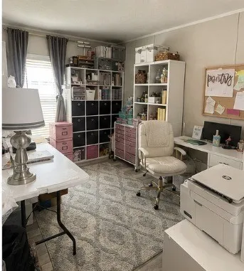 Bedroom 2 currently used as an office