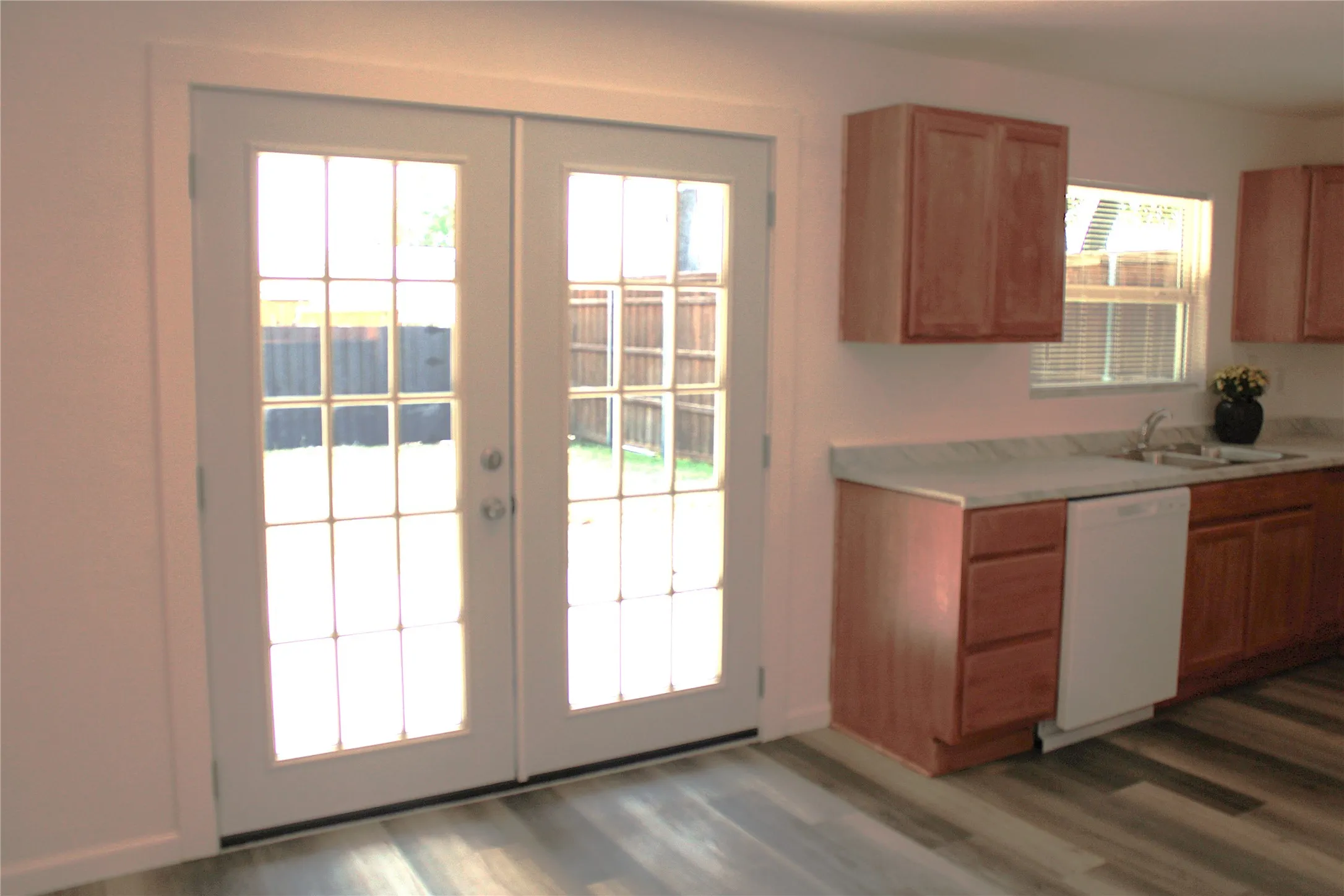 Open Light bright kitchen area