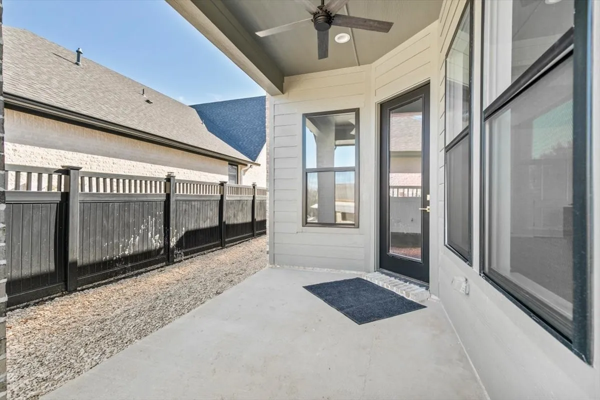 Rear porch