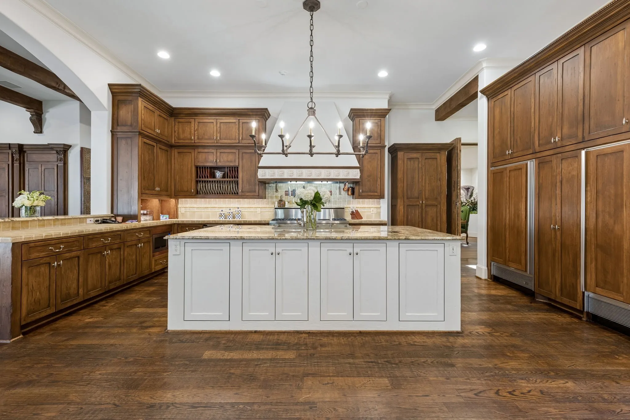 Warm, inviting kitchen
