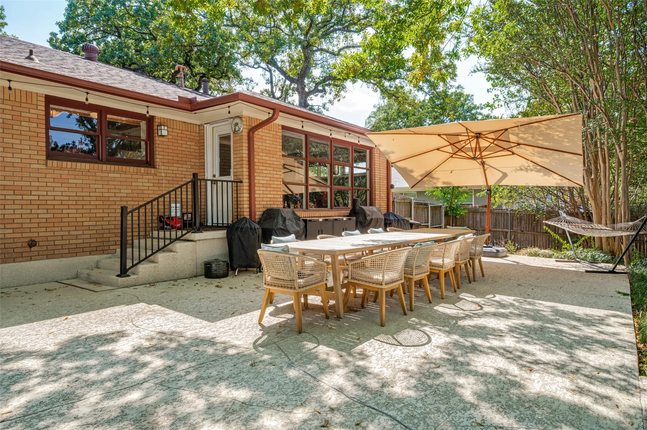 New huge patio