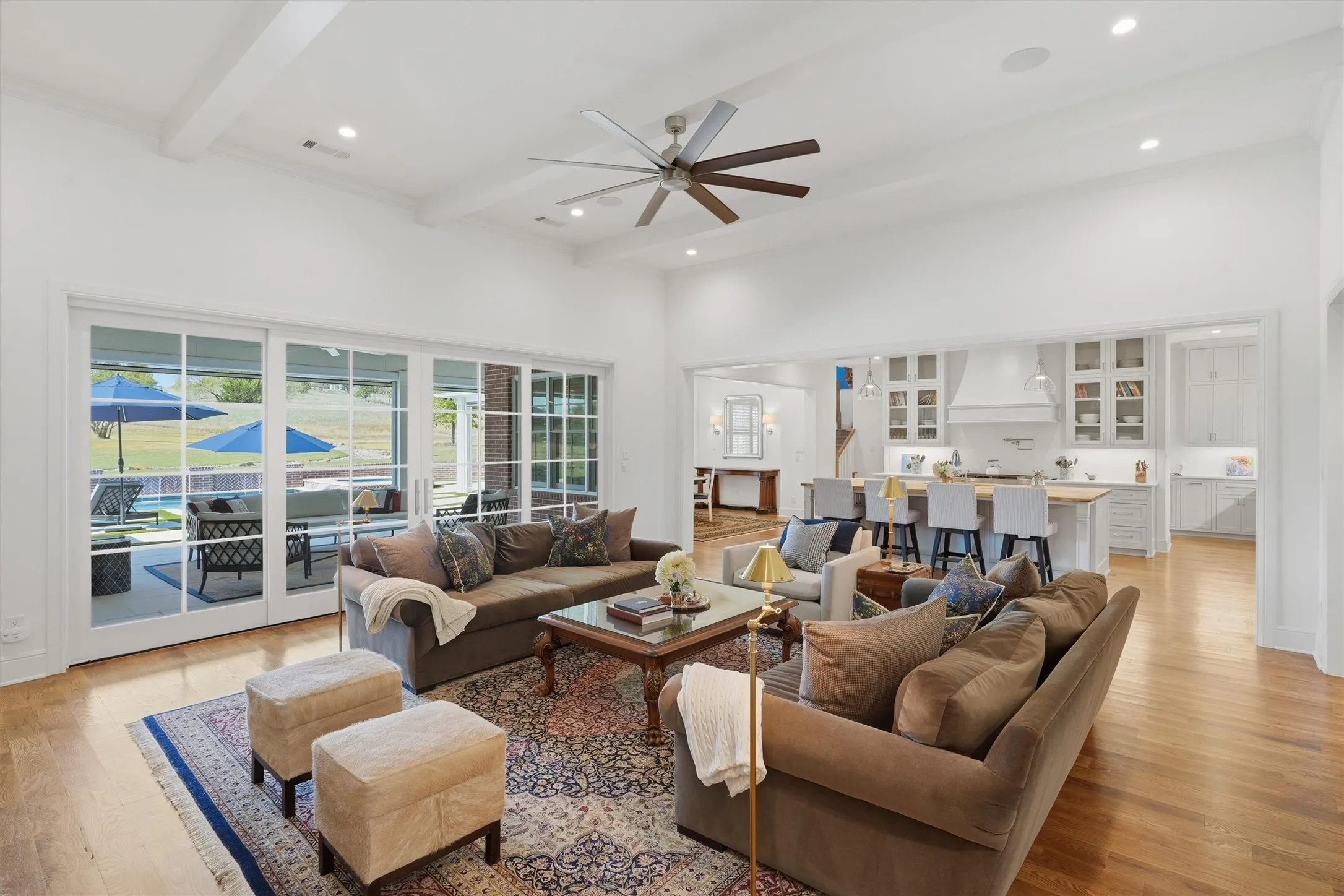 The layout is perfect for entertaining and everyday living.