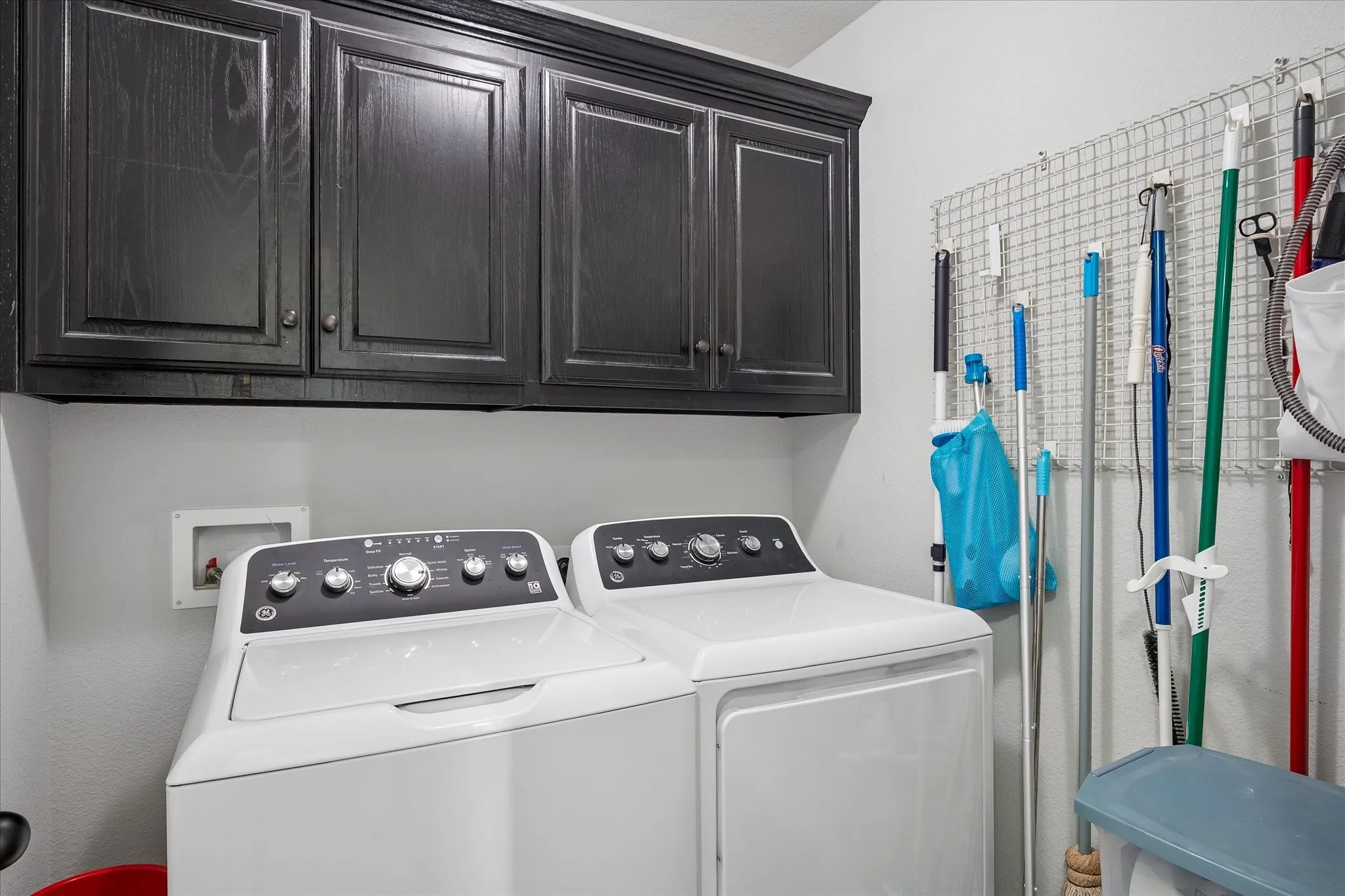 separate laundry room.
