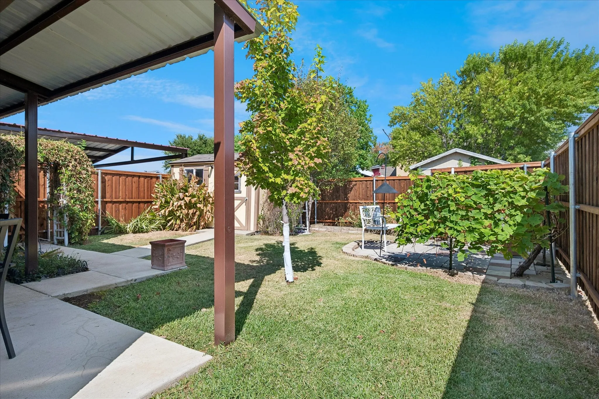 Great back yard!