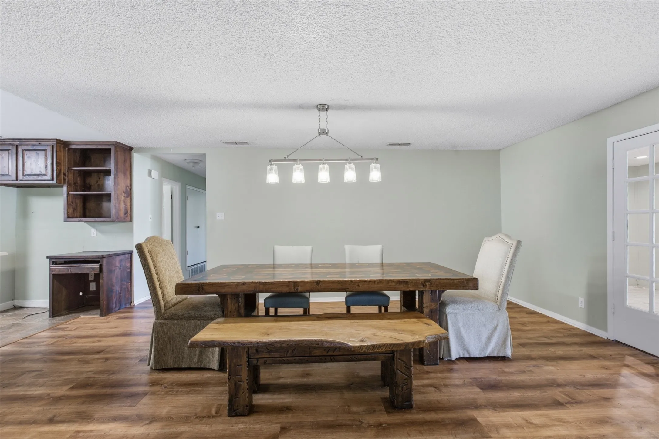 Spacious dining area great for entertaining