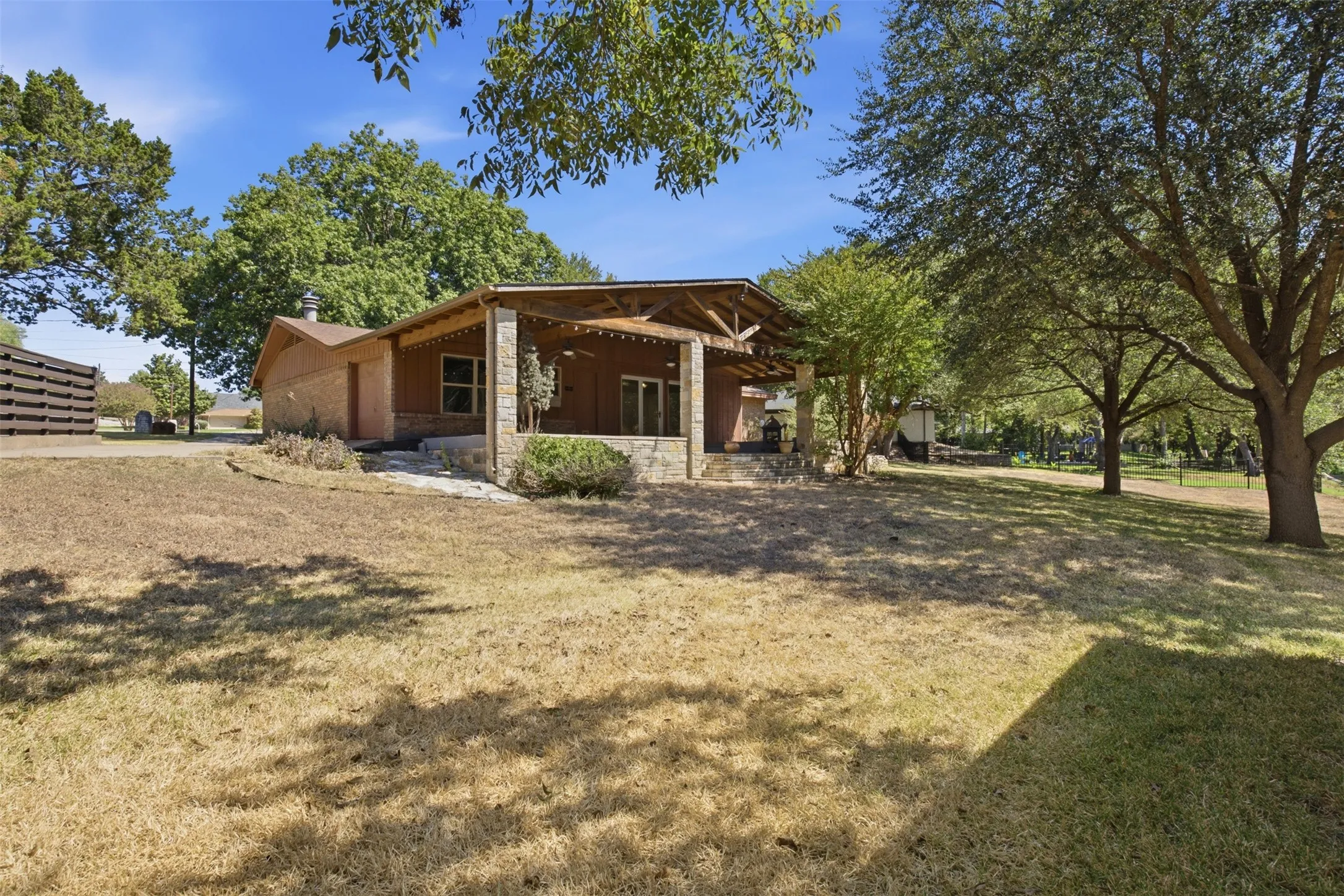 Large half-acre lot
