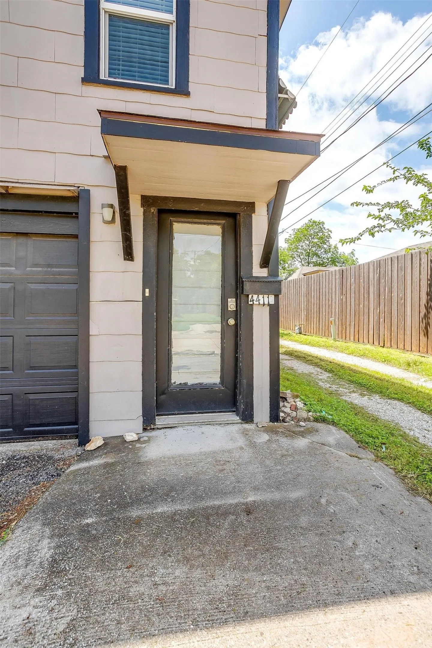 Garage door entry