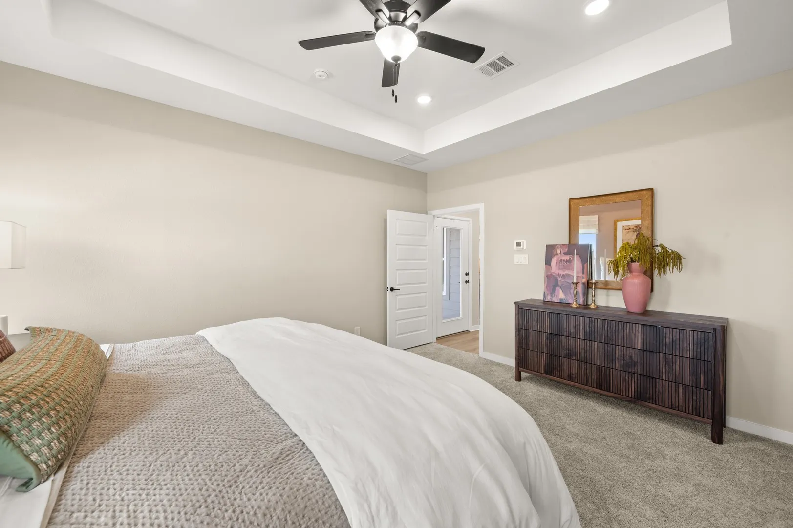 The Oakshire II- Primary Bedroom Suite with Tray Ceiling