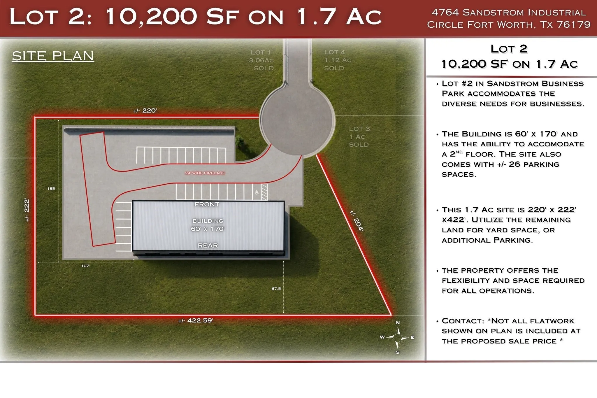 Yard / Outdoor Storage Area Available