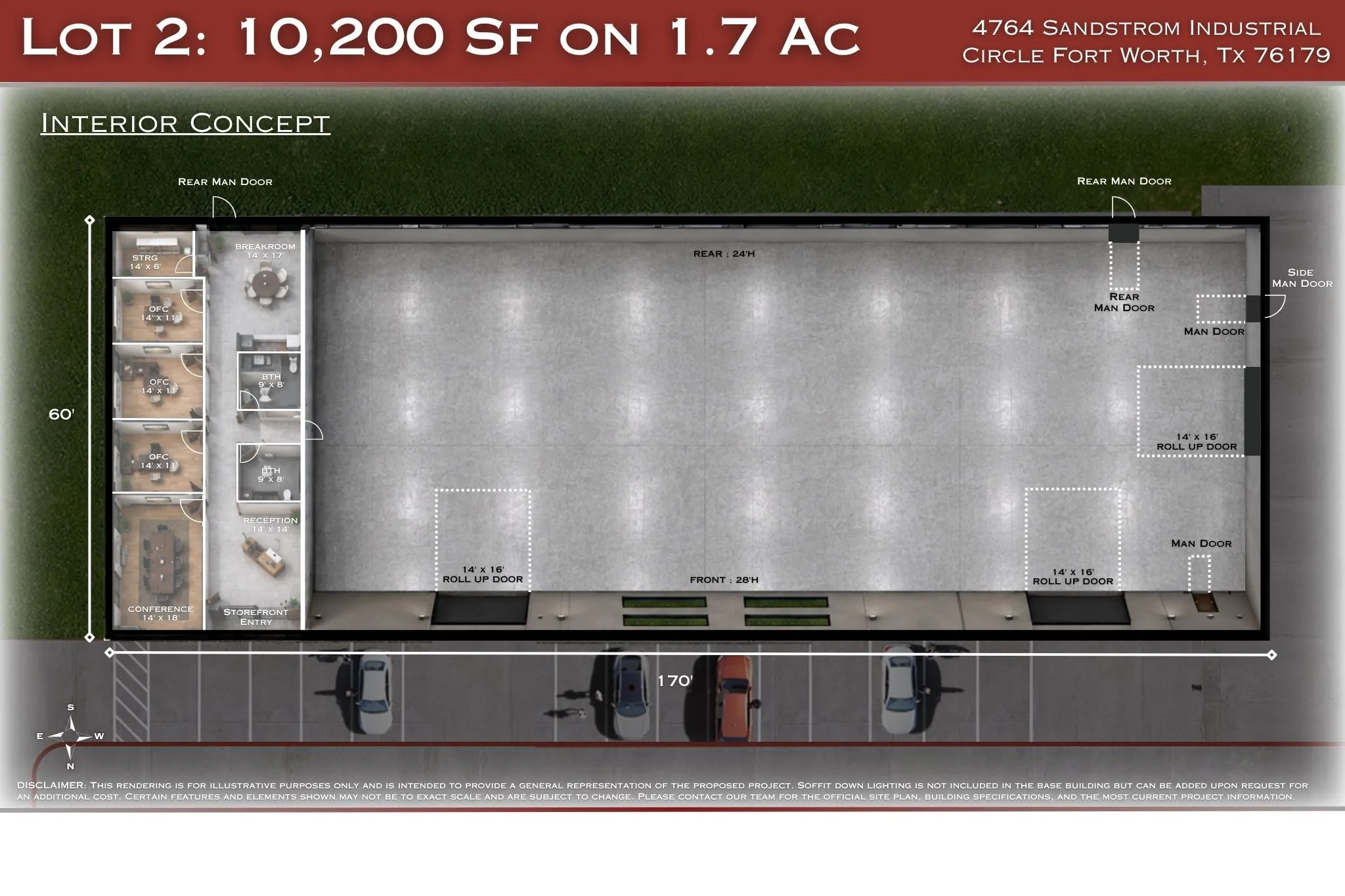Open, Flexible Interior Layout