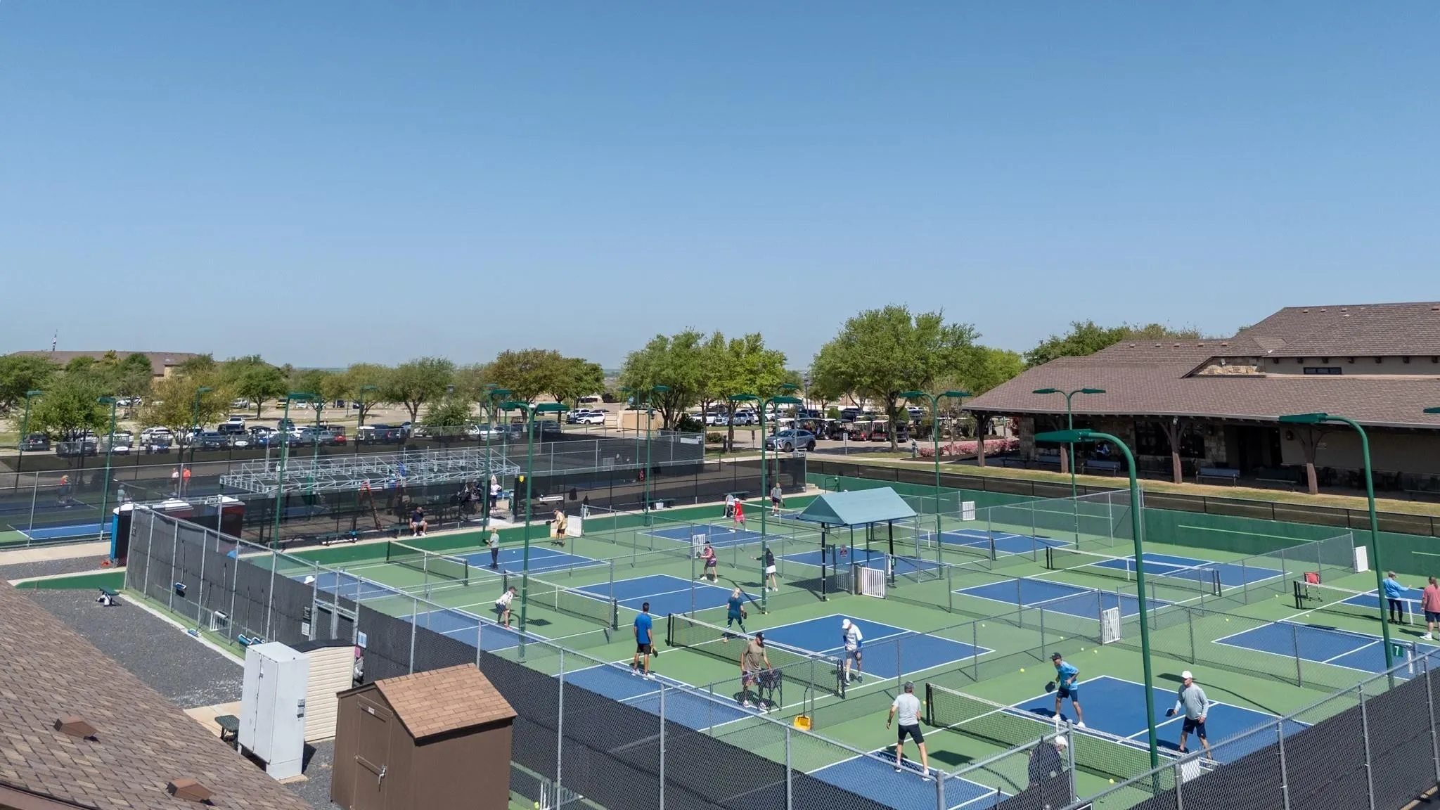 Pickleball and tennis