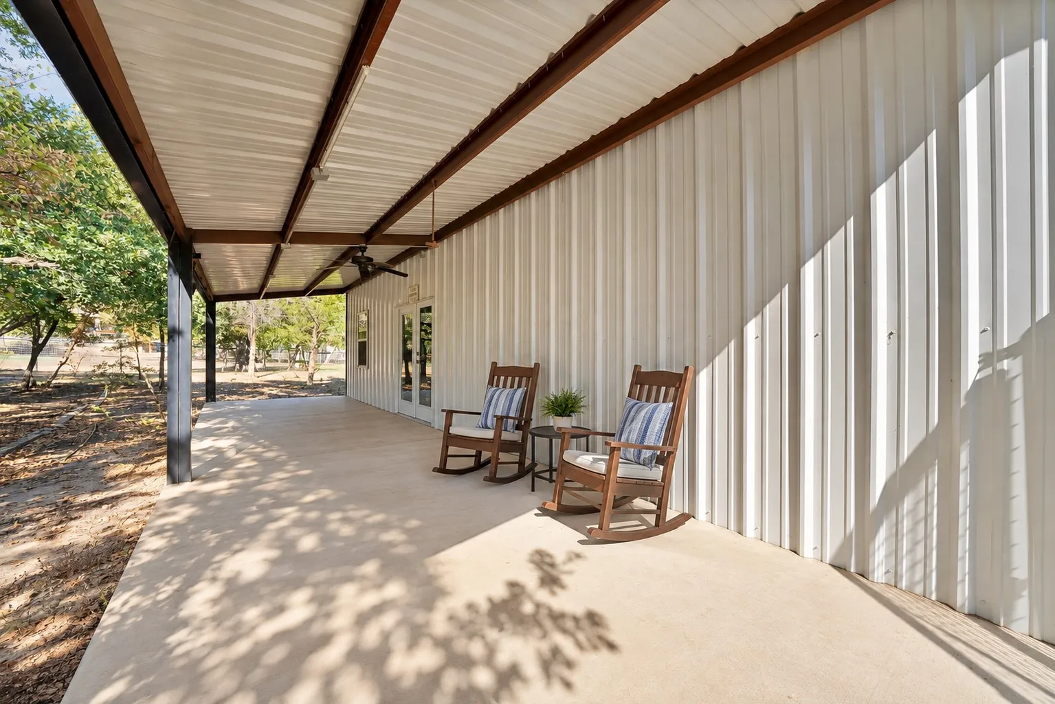 Workshop with 10x40 covered porch