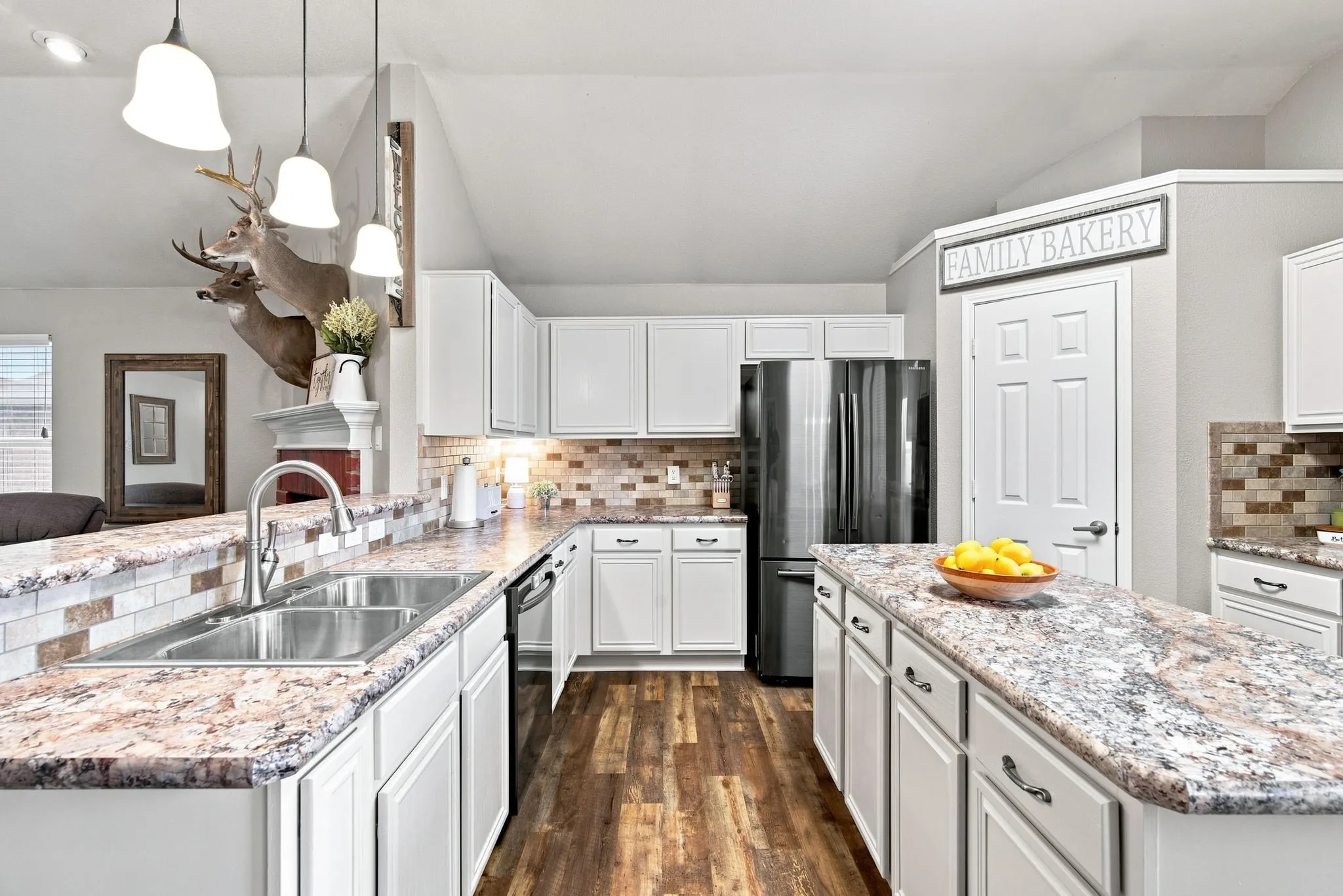 Center island AND breakfast bar.